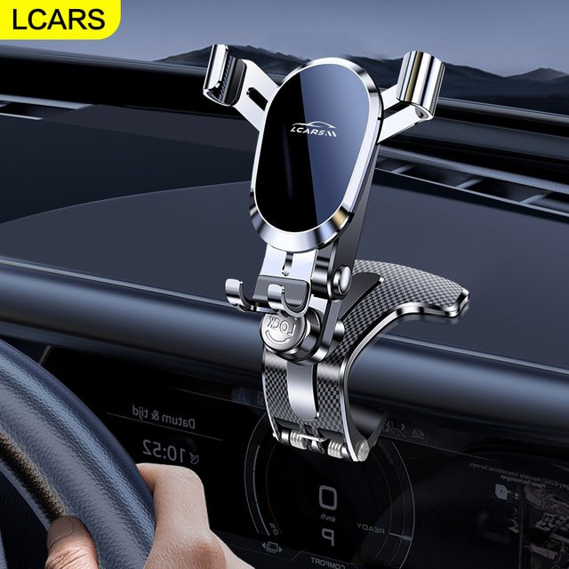 LCARS Multifunktionale Handyhalterung für das Auto Dashboard in Schwarz - Bild 1