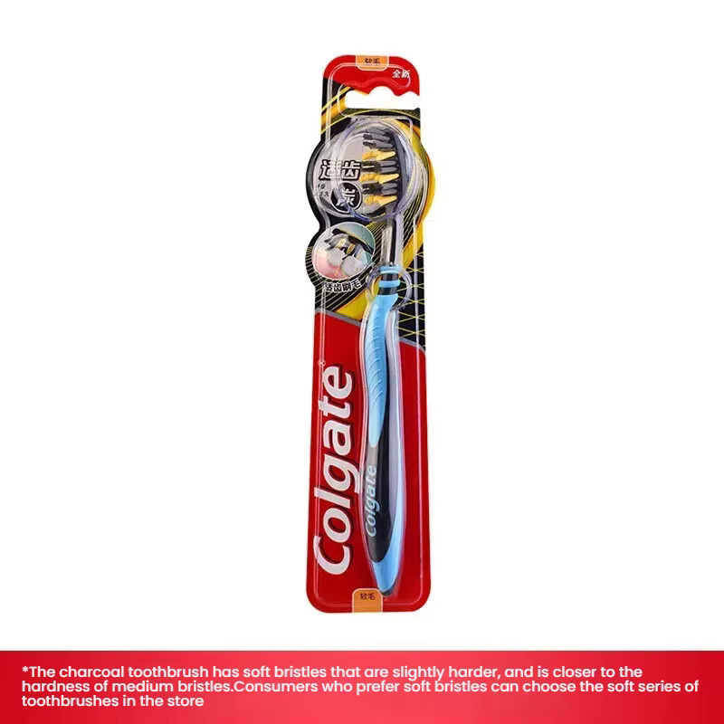 Colgate Bambuskohle-Zahnbürste, weiche Borsten - Bild 4