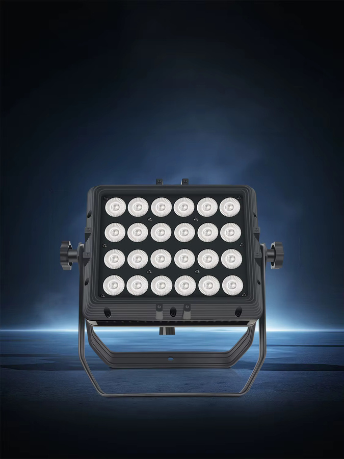 4er-Set Wasserdichte LED Bühnenstrahler RGBW UV 6 in 1 Par Licht für Outdoor-Einsatz und DJ-Equipment in Schwarz - Bild 4