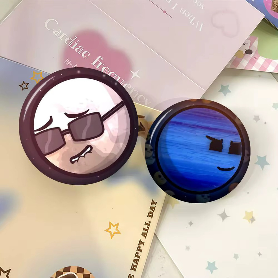 Kayou Solar Balls Fan Art Button-Pin, rundes Metall-Abzeichen, für Kinder - Bild 3