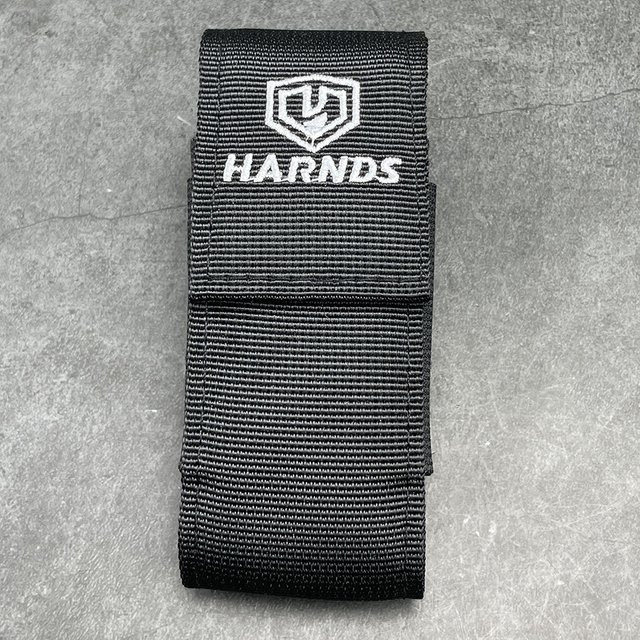 HARNDS AK4011 Multitool-Holster aus schwarzem Nylon mit Gürtelclip und Klettverschluss - Bild 1