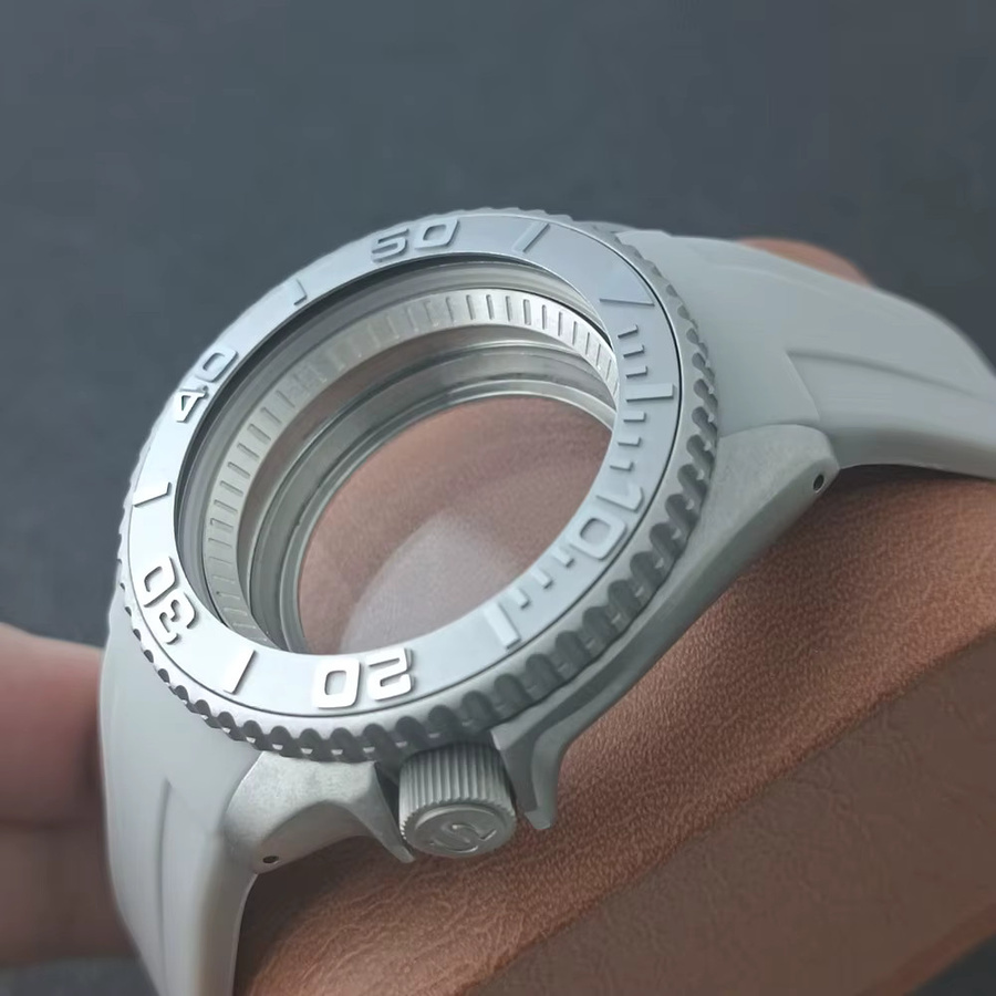 Dwayne Campbell Uhrengehäuse, Edelstahl, Schwarz, Herren, 42 mm - Bild 1
