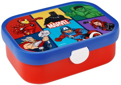 Mepal Campus Brotdose Avengers mit Bento-Einsatz, Gabel und Trennfächern, Mehrfarbig - Bild 1