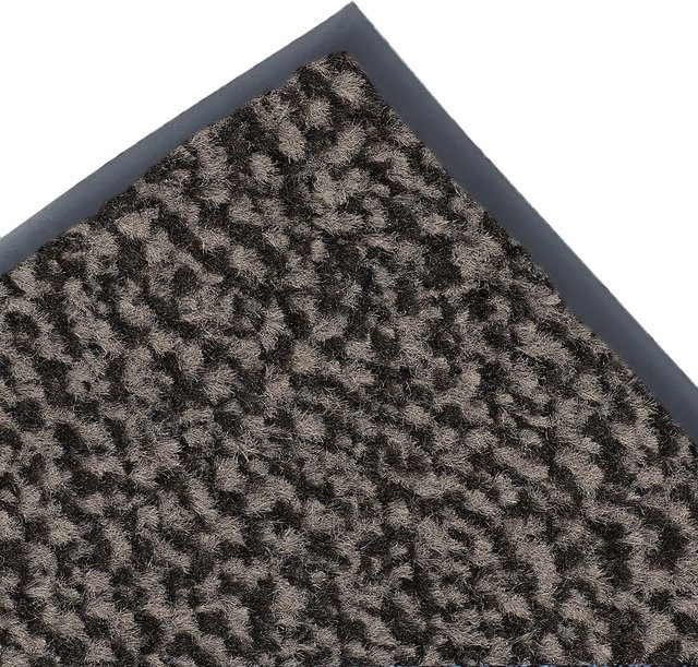 Mikrofaser-Fußmatte Moderne Hausfrau in Schwarz und Grau - Bild 1