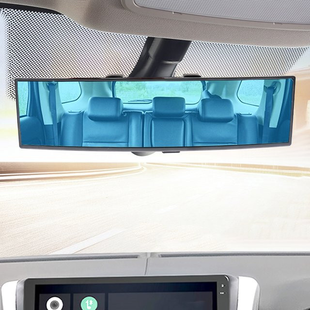 Blends chutz Panorama Auto Rückspiegel mit Sichtschutz für Baby und Interieur, Breite: 300 mm - Bild 1