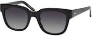 MESSYWEEKEND LU MW 015 Sonnenbrille, Quadratisch, Vollrand, Plastic, Unisex, black green - Bild 1
