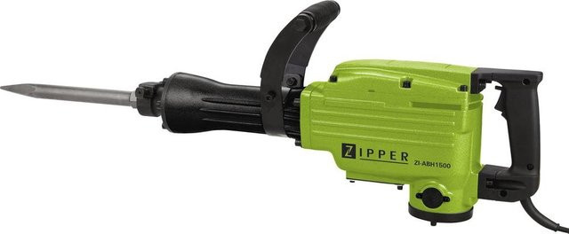 Zipper ZI-ABH1500 Abbruchhammer mit Sechskantschaft in Grün, 1550 W - Bild 1