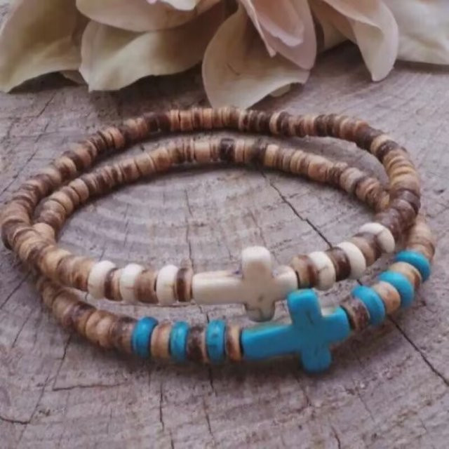 INGX Armband, Holz, Bunt, Herren - Bild 1
