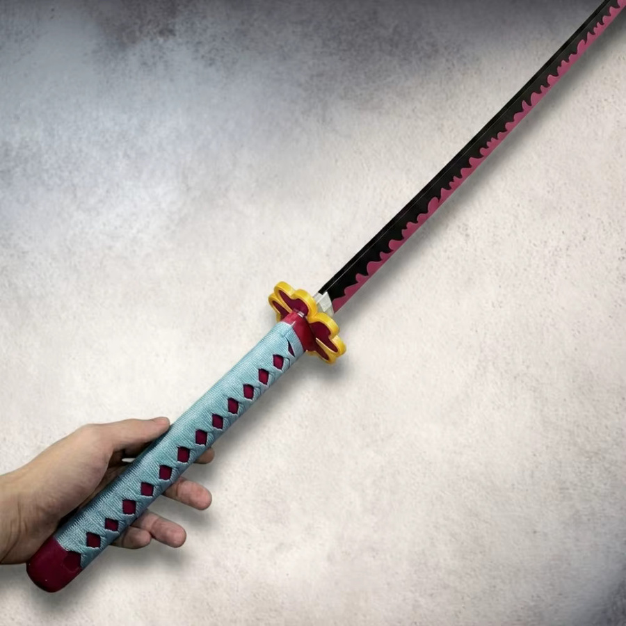 Bandai Demon Slayer Kanroji Mitsuri Katana, 1:1 Maßstab, Kunststoff - Bild 2