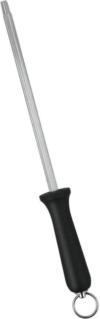 Metaltex Wetzstahl aus Carbonstahl in Silber und Schwarz B/H/L: 3,2 x 34,4 x 6,8 cm - Bild 1