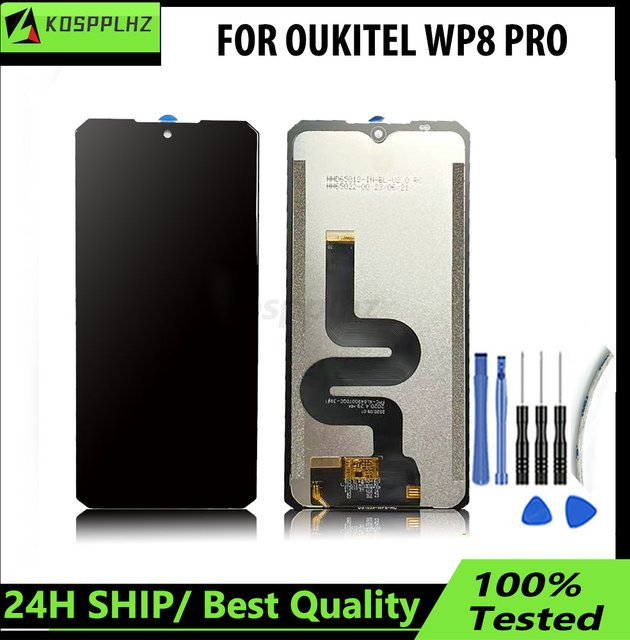Oukitel WP8 Pro Ersatz LCD-Display und Touchscreen Baugruppe in Schwarz mit 6.49 Zoll Displaygröße - Bild 1