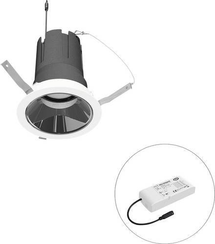 EVN LED-Deckenstrahler F01R11SM2530L55D in Weiß, rund und verstellbar - Bild 1
