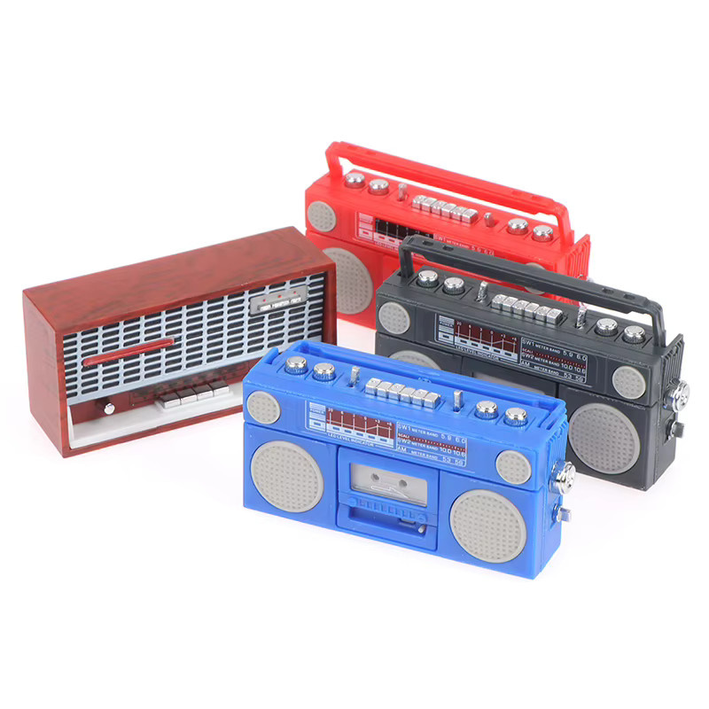 Sommer6 Puppenhaus Miniatur Radio, Blockflöte, Möbel Dekor - Bild 2