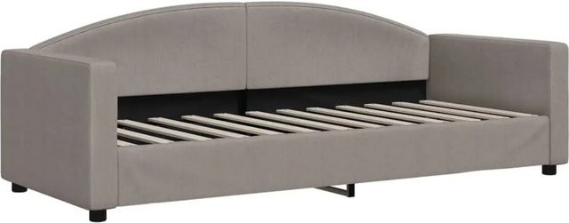 vidaXL Tagesbett in Taupe und Beige mit Stoffbezug, B/T/H: 200 x 80 x 75 cm - Bild 1