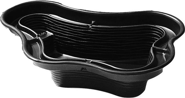 Ubbink Fertigteich Calmus SIV in Schwarz mit einem Inhalt von 530 l, B/T/H: 145 x 50 x 215 cm - Bild 1