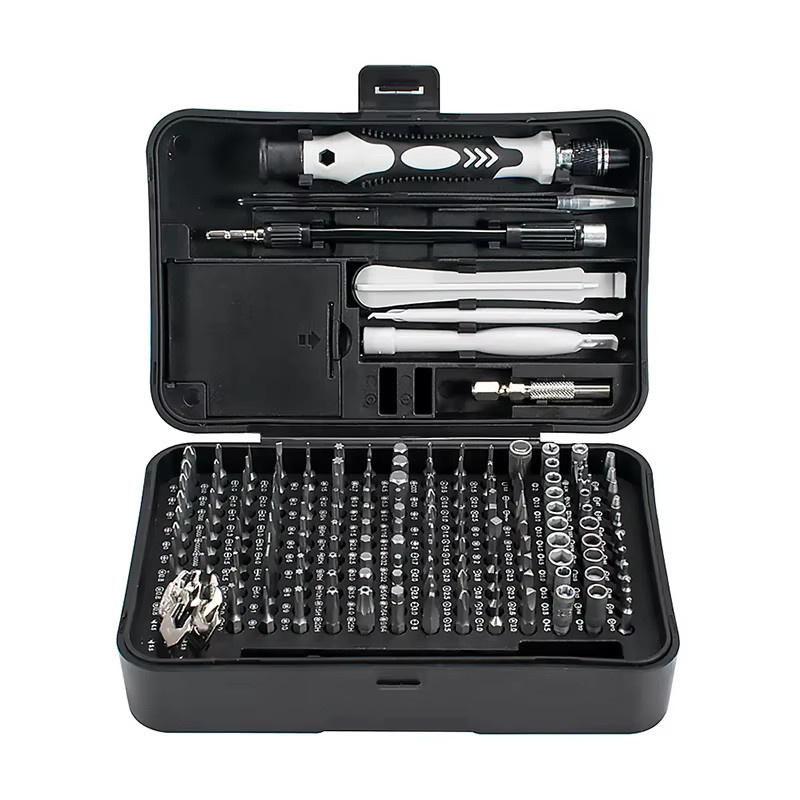 ZJMZYM 170-in-1 Präzisions-Schraubendreher-Set mit magnetischen Bits in Grau und Schwarz für Computer und Telefon Reparaturen - Bild 5