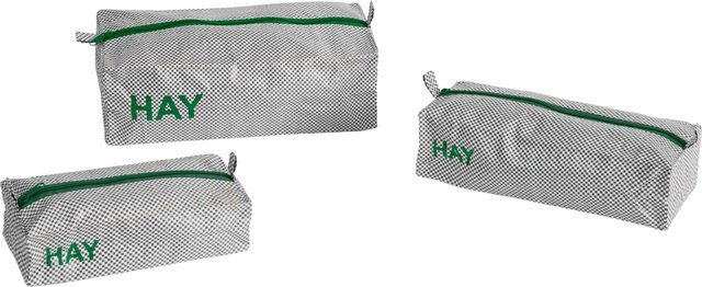 HAY Candy Mono Wash Bag 3er Set in Grau und Multicolour - Bild 1