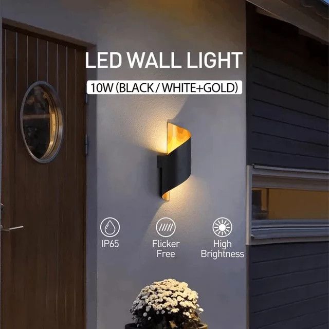 Lyfs Nordic LED Wandlampe mit Spirale Design und 10W integrierter LED für Innen und Außen - Bild 1