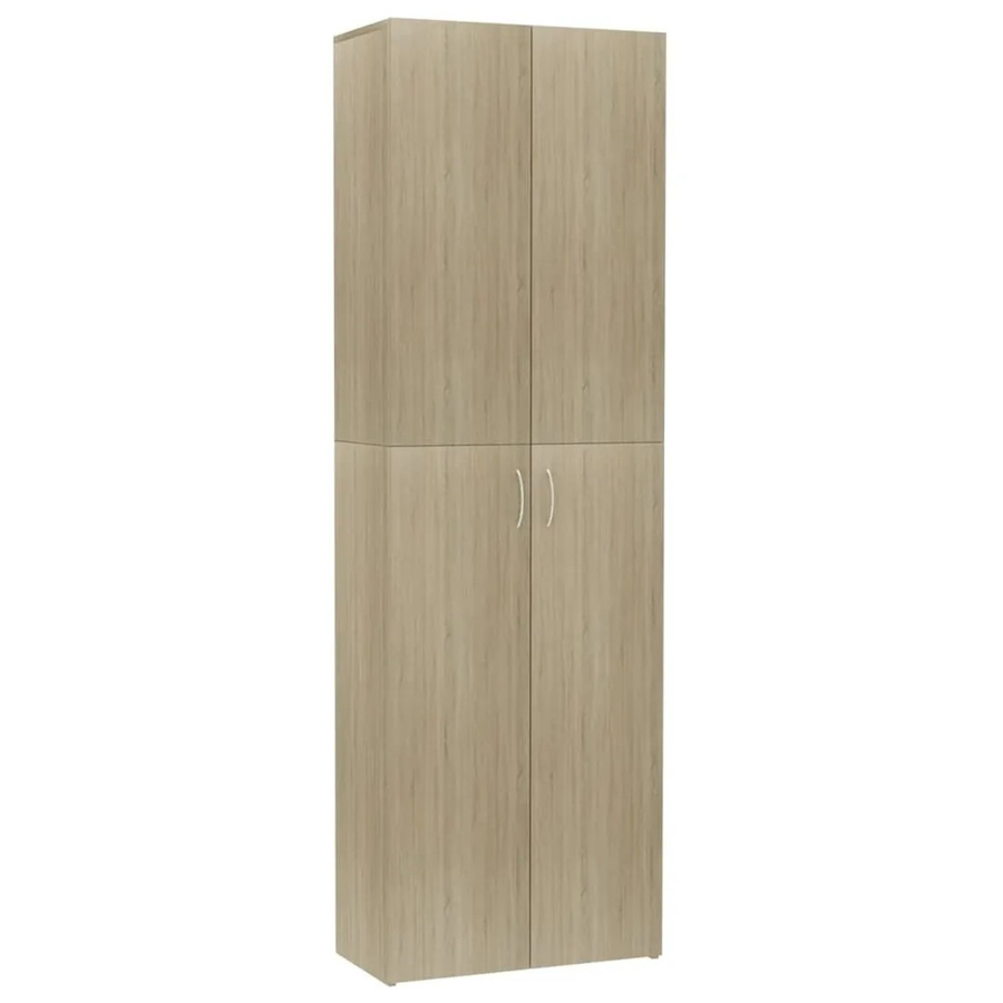 vidaXL Büroschrank Sonoma Eiche in Braun aus Holzwerkstoff, B/T/H: 60 x 32 x 190 cm - Bild 2