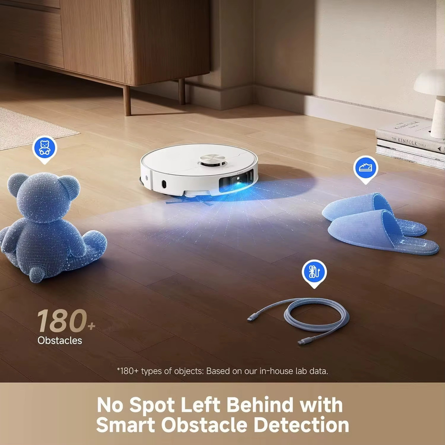 Dreame L10s Pro Ultra Heat Smart Roboter-Staubsauger in Weiß mit Heißwasser-Mopp und Selbstreinigung - Bild 3