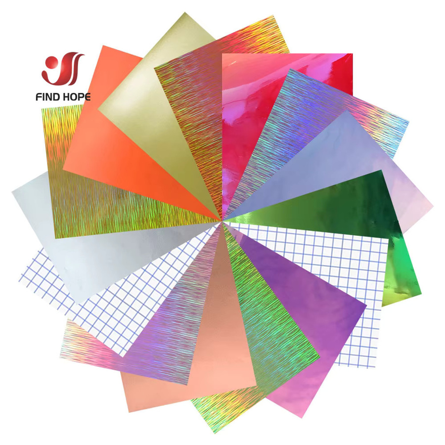 Selbstklebende Bastel-Vinyl-Schnittfolie für DIY-Projekte, 15 Blatt, Multicolor, B/H: 30,5 x 25,4 cm - Bild 2