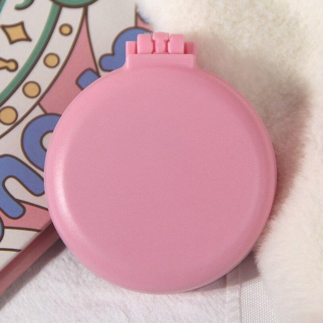 Houspace Haarkamm mit Klappspiegel, rosa, Damen und Mädchen - Bild 1