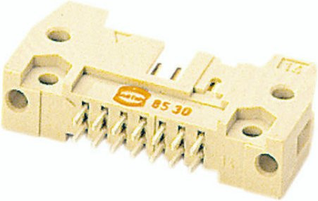 HARTING Messerleiste 09195166904 aus Messing in Beige mit 2 Reihen - Bild 1