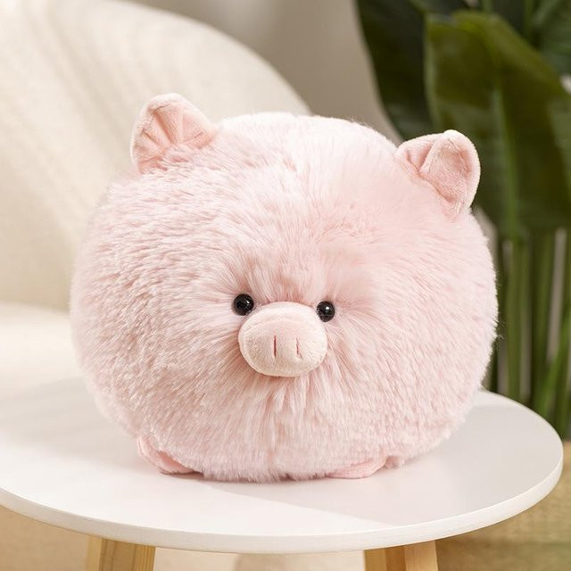 Schwein Puppe Plüschtier, Rosa / Pink, 30cm - Bild 1