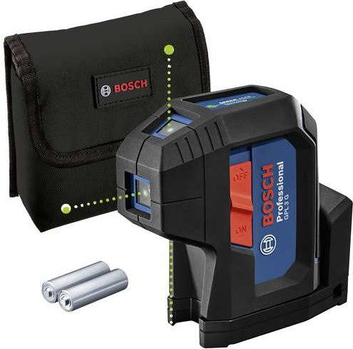 Bosch Professional GPL 3 G Punktlaser in Grün mit Tasche und 30 m Reichweite - Bild 1