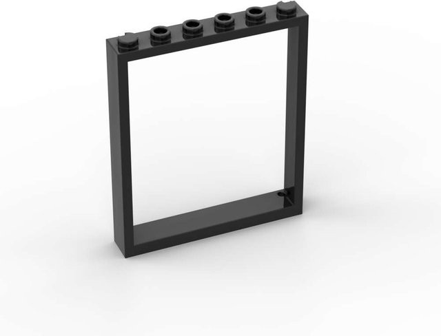 Yiran toy 10-teiliges Baustein-Set Fenster 1x6x6 Haustürrahmen-Anbauteile - Bild 1