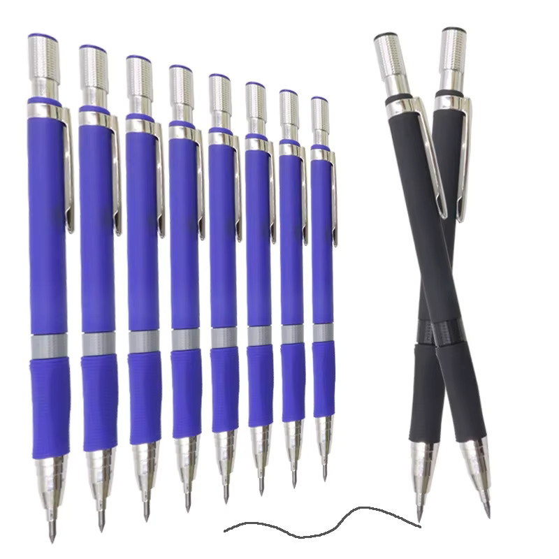 Haile Druckbleistift-Set mit Nachfüllminen und Radiergummi in 0,5 mm, 0,7 mm und 2,0 mm für Zeichnungen und Skizzen in Graphit 2B - Bild 3