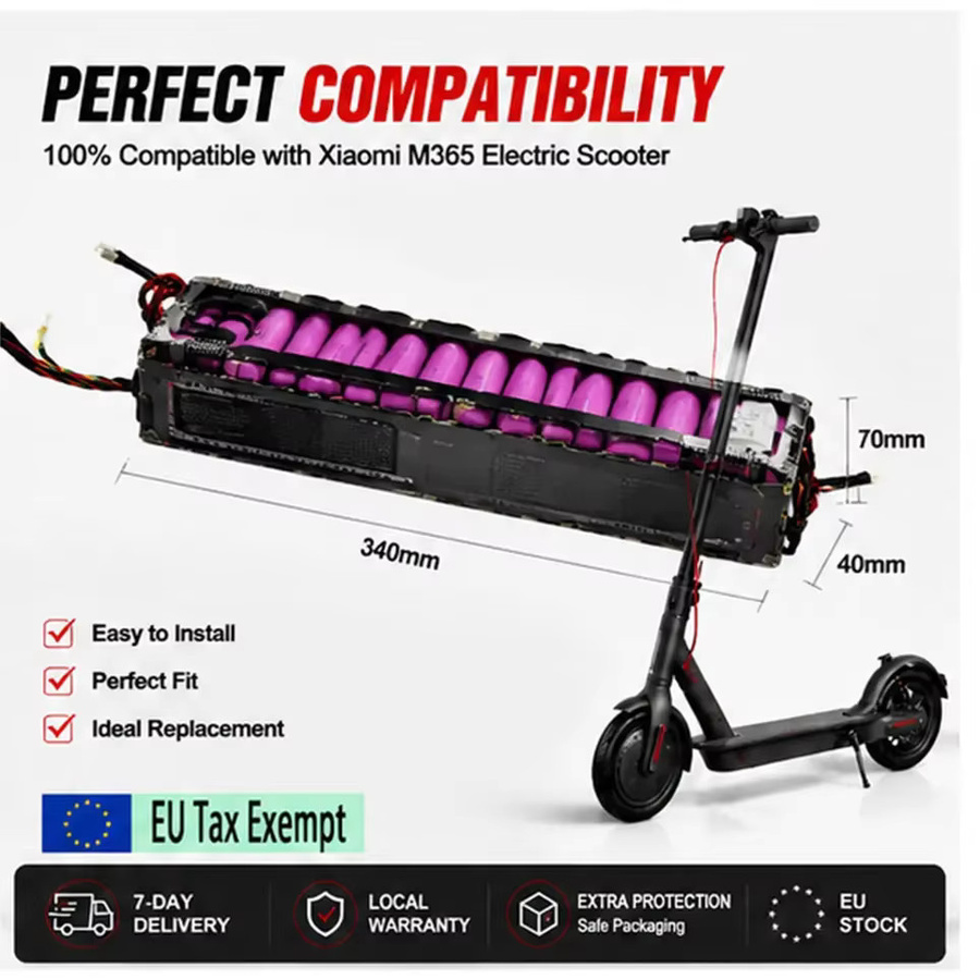 Xiaomi Ersatz-Lithium-Ionen-Akku mit Bluetooth für Elektroroller, 36V, 78000mAh, wasserdicht - Bild 5