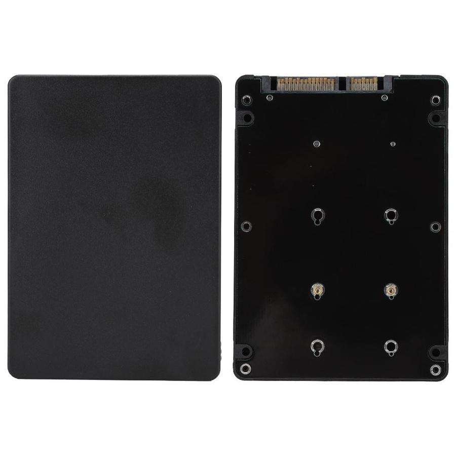 DIYelecs Mini PCIe SATA SSD auf 2,5-Zoll SATA Adapter Externes Laptop-Festplattengehäuse, Schwarz - Bild 2