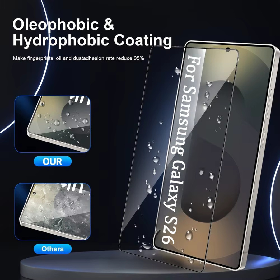 NNBILI 4er-Pack Displayschutzfolien aus gehärtetem Glas, transparent, kompatibel mit Samsung Galaxy S26 Ultra, S25 Ultra, S24 Ultra, S23 Plus und S22 Plus - Bild 2