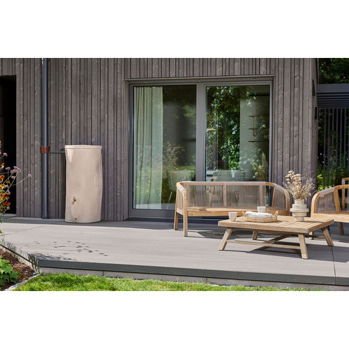 Regentonne Garantia Woodstock in Baumstamm-Optik, 250 l, Braun - Bild 2