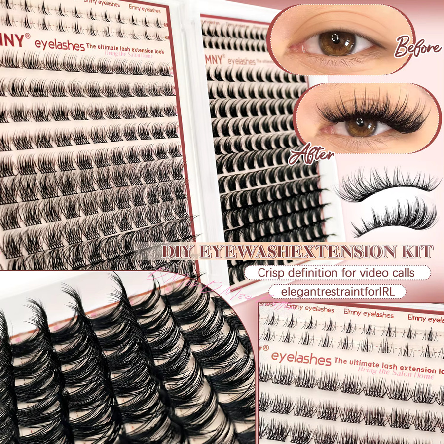 EIMNY Wimpernverlängerungs-Set, 32-teilig - Bild 2
