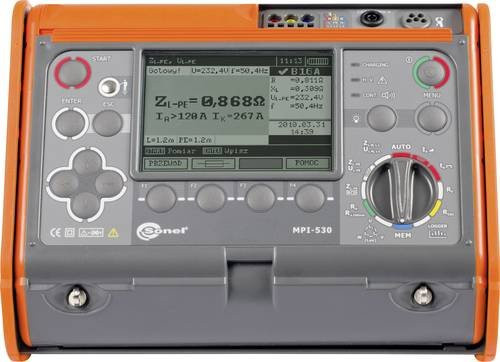 Sonel MPI-530 Installationstester nach VDE-Norm 0100 in Orange - Bild 1