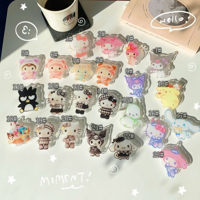 Sanrio Kuromi Acryl-Magnet-Handyhalter für MagSafe-Hüllen, bunter Phone GripTok-Ständer - Bild 1
