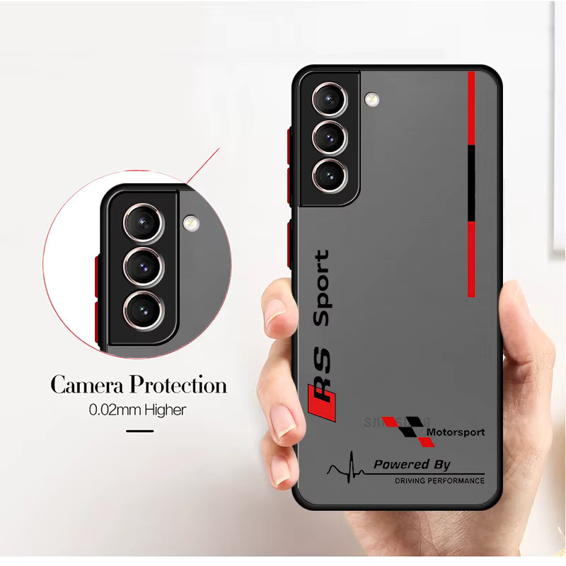 RS Sports AU-Logo Handyhülle für Samsung Galaxy S24 Ultra S23 Ultra S22 Ultra S21 FE S20 S10 S9 Plus Soft Matte Cover - Bild 3