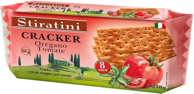 Stiratini Cracker Oregano & Tomate 250 g - Bild 1