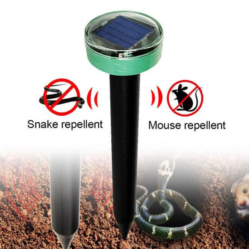 Solar-Ultraschall-Rattenvertreiber für den Außenbereich zur Schädlingsbekämpfung von Schlangen, Maulwürfen, Ratten und Mäusen - Bild 6