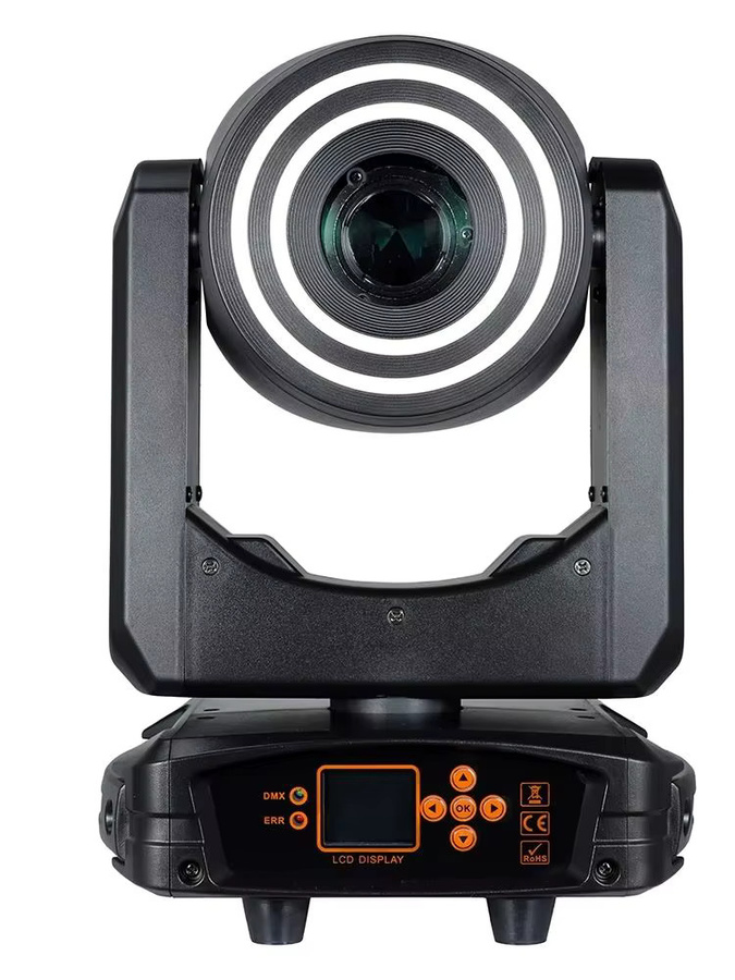 YOUBAIXIA 250W 3-in-1 BSW LED Moving Head Beam Shaking Light Fixture mit Doppelprisma-Effekt und RGB-Farben in Schwarz - Bild 6