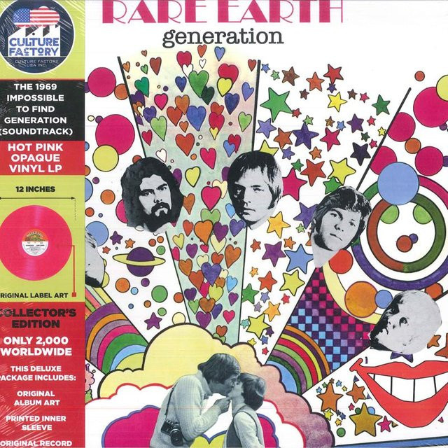 Culture Factory LP Schallplatte Rare Earth Generation CFUO1184 US-Rock Schwarz 2020 - Bild 1