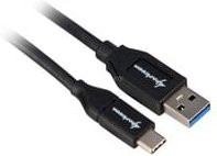 Sharkoon USB-A auf USB-C Kabel USB 3.2 Gen 2 Schwarz - Bild 1