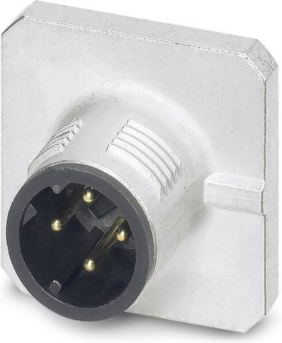 Phoenix Contact 1456394 Sensor-Aktor-Einbausteckverbinder M12 Stecker, 4 Polzahl, Farbe: Silber, 10 Stück - Bild 1