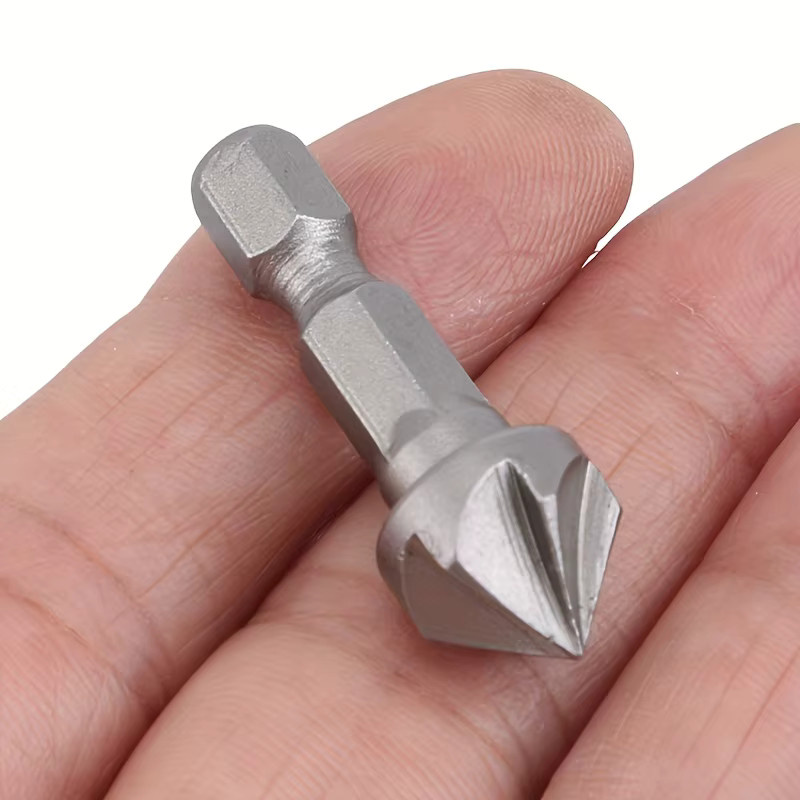 Robuste Sechskantschaft-Bohrer und Stößelwerkzeug aus Metall für die Holzbearbeitung, 1/3 Stück - Bild 3