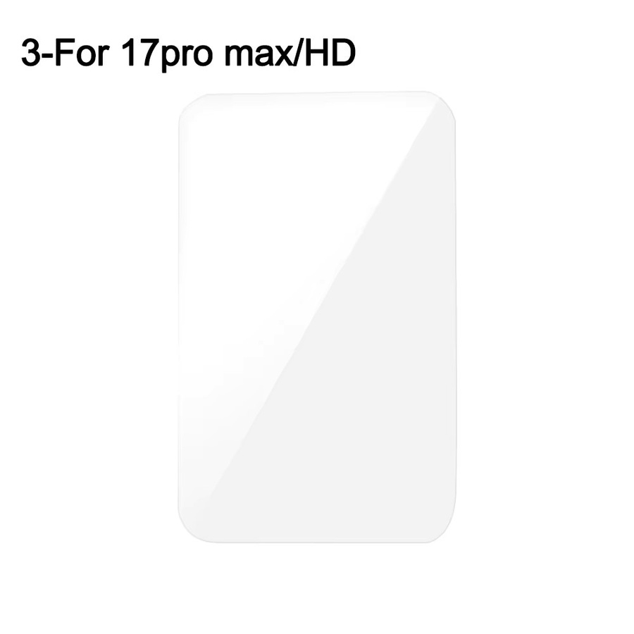 Full Cover Lens Schutzfolie Matte Frosted Anti Scratch für Apple iPhone 17, iPhone 17 Air und iPhone 17 Pro Max in Transparent - Bild 5
