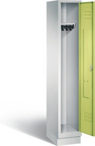 C+P Garderobenschrank Classic mit Front in Viridingrün und Korpus in Lichtgrau, H x B x T: 180 x 32 x 50 cm - Bild 1