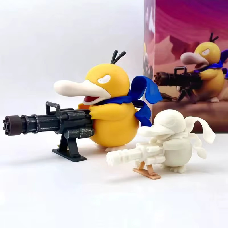 Bandai Pokémon Psyduck Gatling Gun Figur, Actionfigur, 9–14,5 cm - Bild 7