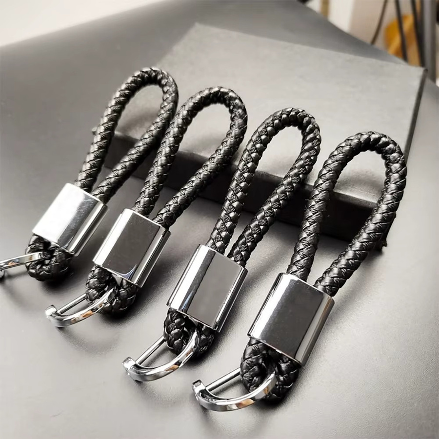 WYMECT Schlüsselanhänger, Leder geflochten, Unisex - Bild 2